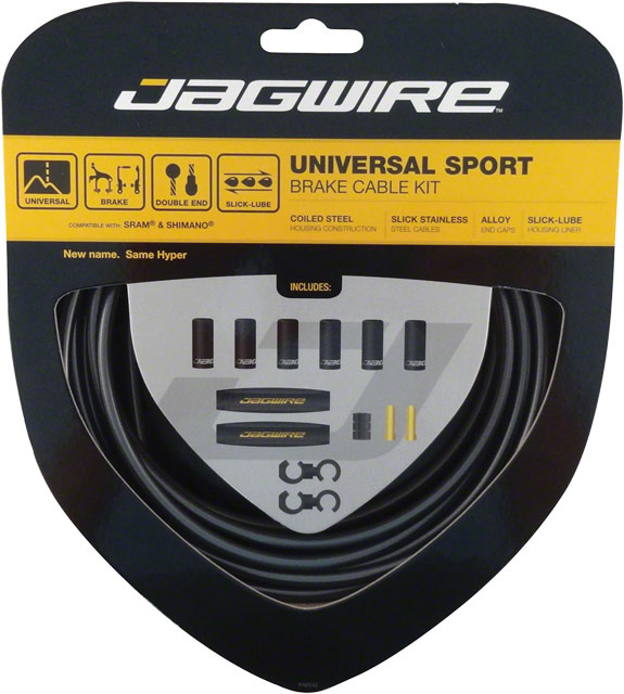 Jagwire ICE GRAY BRAKE CABLE HOUSING BY FOOT LINED Slick-Lube Liner
